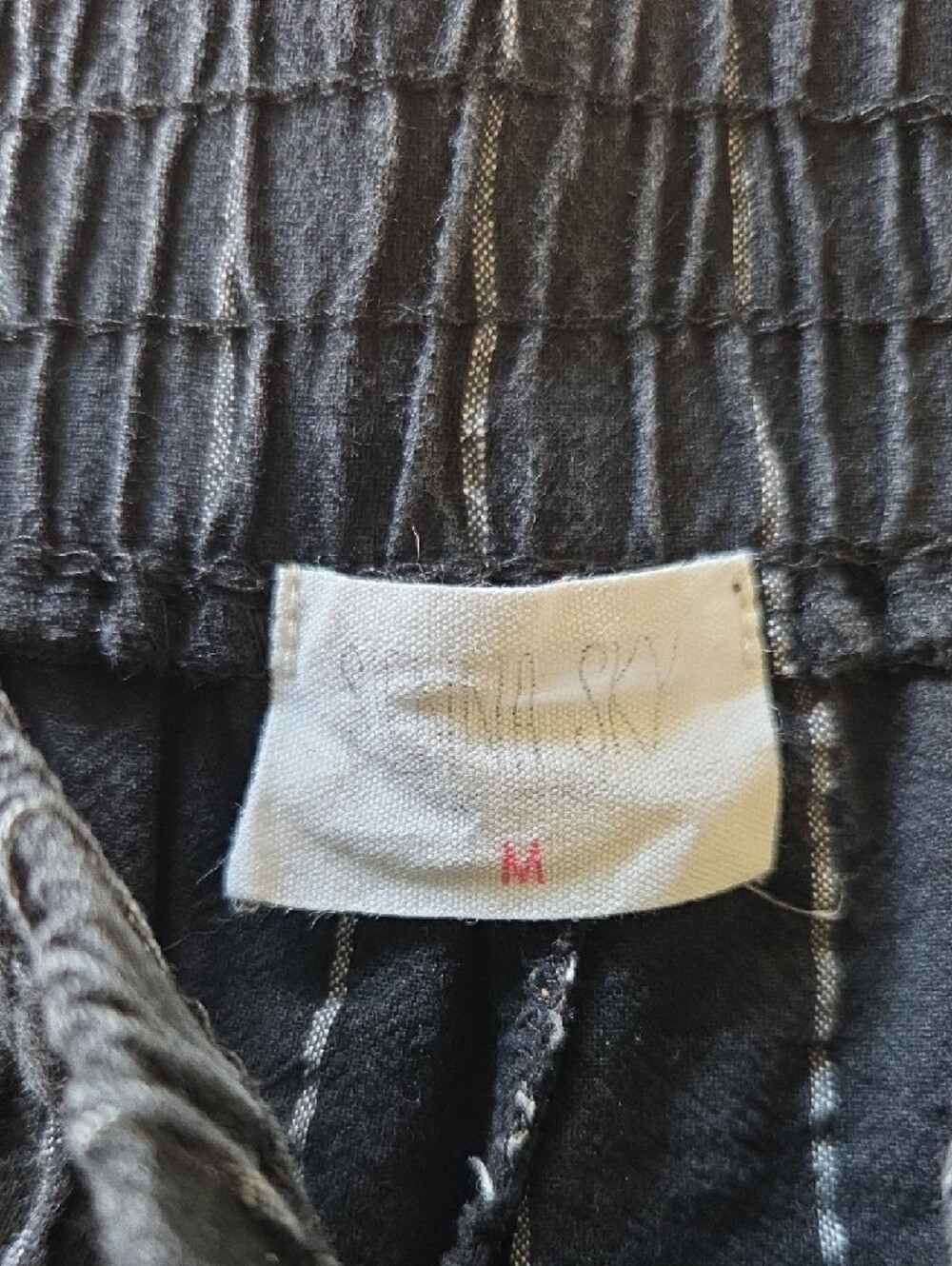 Sienna Sky Black Pinstripe Wide Leg Pants - Picture 2 of 3